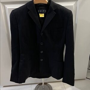 Ralph Lauren Black Pinstripe Women’s  Blazer size 8